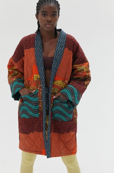 UO Ivy Patchwork Quilted Jacket - Picture 4 of 10